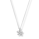 Crystal Butterfly Kette 14K vergoldet