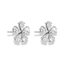 Crystal Cosmos Flower Ohrstecker 14K Vergoldet