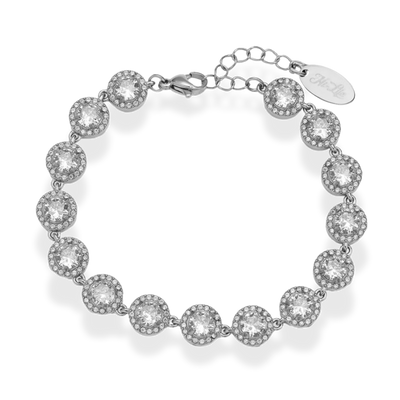 Crystal Elegance Armband 14K Vergoldet