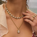 Crystal Elegance Kette 14K Vergoldet