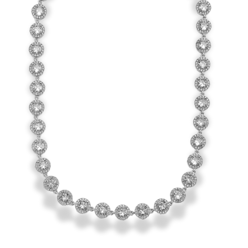 Crystal Elegance Kette 14K Vergoldet