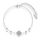 Crystal Lucky Flower Armband 14K vergoldet