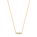 Cube Elegance Necklace 14K Gold Plated