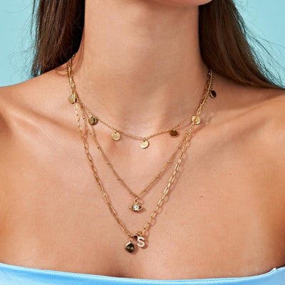Hi-Life Dangle Coin Necklace