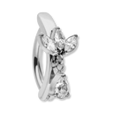 Dangling Lotus Clicker Belly Piercing - Titan