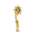 Dangling Mayan Sol Rook Piercing - Titan