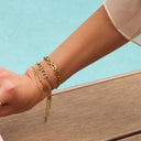 Deluxe Pave Armband 14K Vergoldet