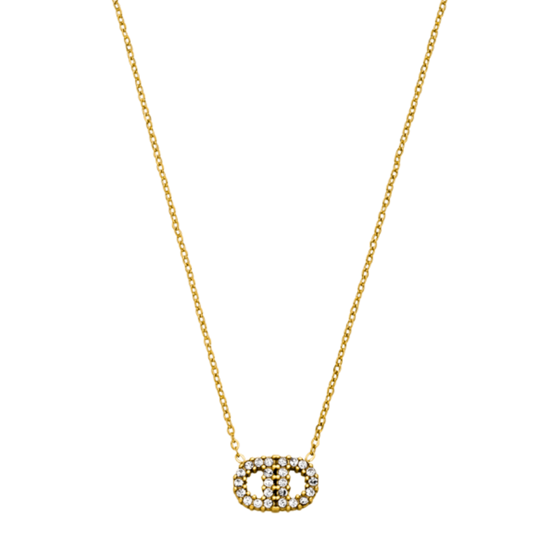 Deluxe Pave Chain 14K Gold Plated