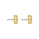 Deluxe Pave Ohrstecker 14K Vergoldet