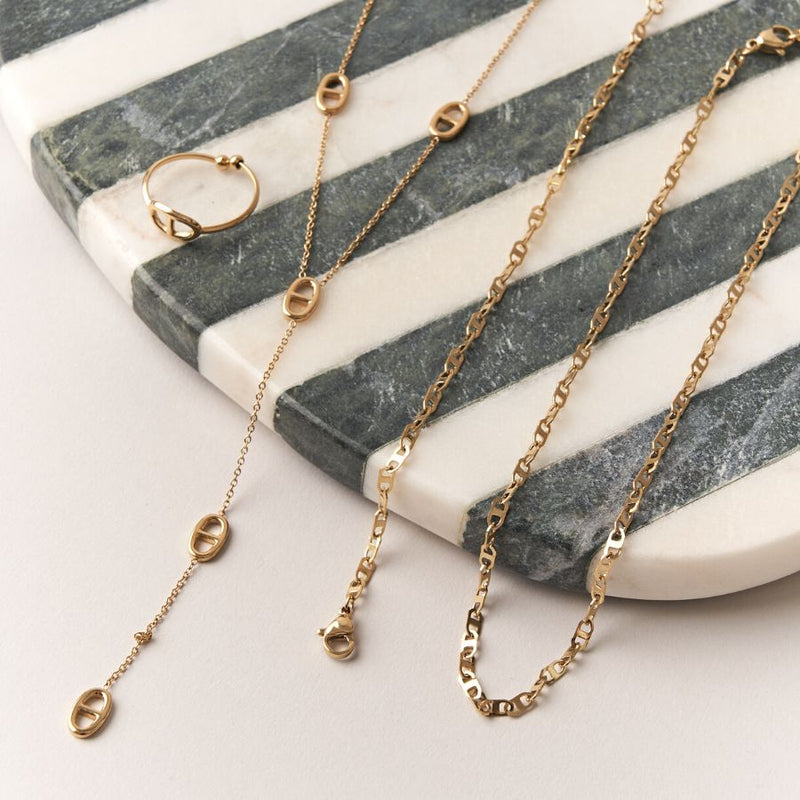 Deluxe Teresa Necklace 14K Gold Plated