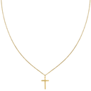 Collier Croix Divine Or