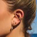 Double Line Clicker Piercing - Titan