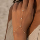 Dream Flower Handkette 18K Vergoldet