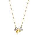 Elegance Ribbon Necklace 14K Gold Plated