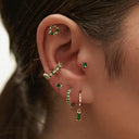 Piercing d'oreille Karma plaqué or 18 carats