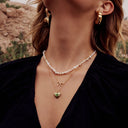 Emerald Heart Vibes Necklace 14K Gold Plated