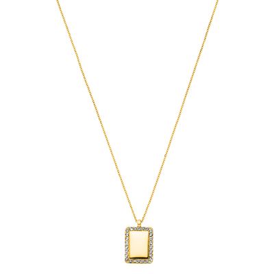 Eternal Engraving Chain 14K Gold Plated