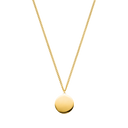 Eternal Engraving Necklace 14K Gold Plated