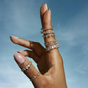 Hi-Life Pave Ring 18K Vergoldet