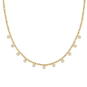 Hi-Life Everlasting Stone Necklace 14K Gold Plated