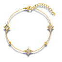 Everlasting Carreau Armband 14K Vergoldet