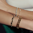 Everlasting Carreau Armband 14K Vergoldet