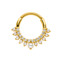 Flawless Pave Pearl Clicker 18K Gold Plated