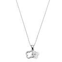 Framed Golden Lucky Leaf Clover Kette 14K Vergoldet