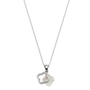 Framed Perlmutt Lucky Leaf Kette 14K Vergoldet
