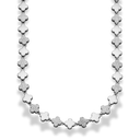 Golden Pave Leaf Kette 14K Vergoldet