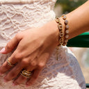 Glamorous Pave Deluxe Armband 14 Karat Vergoldet