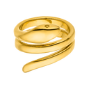 Glory Snake Ring 14K Vergoldet