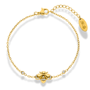 Golden Butterfly Armband 14K Vergoldet