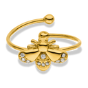 Golden Butterfly Ring 14K Vergoldet