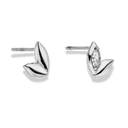 Golden Leaf Buds Ohrstecker 14K Vergoldet