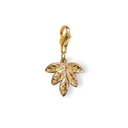 Golden Leaf Charm