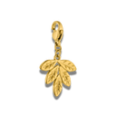 Golden Leaf Charm