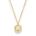 Golden Spiral Pearl Kette 14K Vergoldet