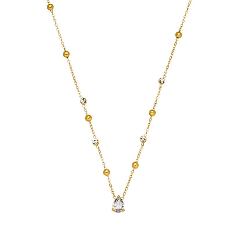 Good Vibes Elegance Necklace 14K Gold Plated