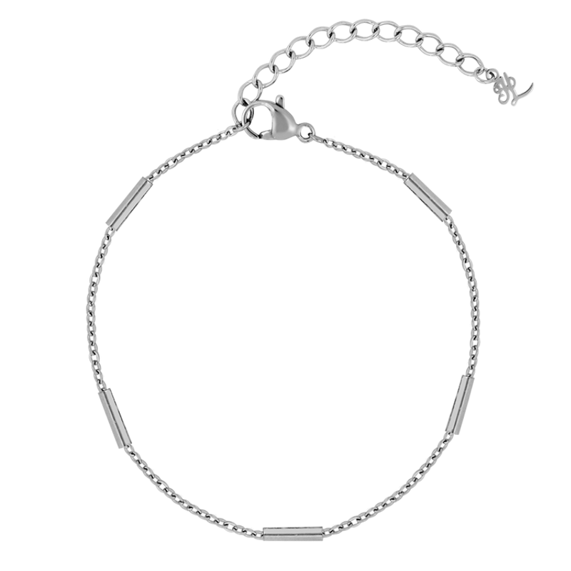 Bracelet ligne Signature HL plaqué or 14 carats
