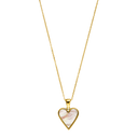 Heart Opal Kette 14K Vergoldet