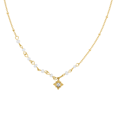 Heavenly Antique Necklace 14K Gold Plated
