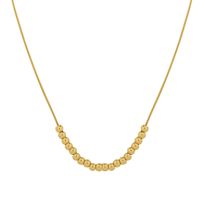 Heavenly Beads Mini Sleek Necklace 18K
