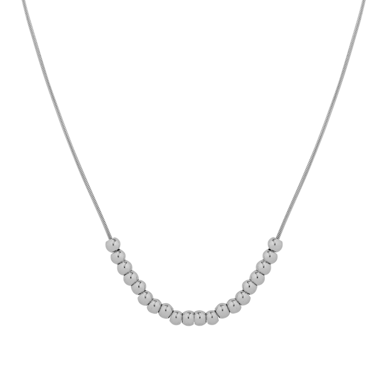 Mini collier élégant de perles célestes 18 carats