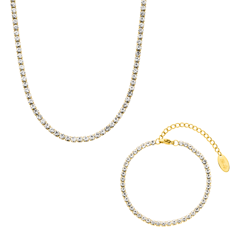 Hi-Life Tennis Set 14K Gold Plated