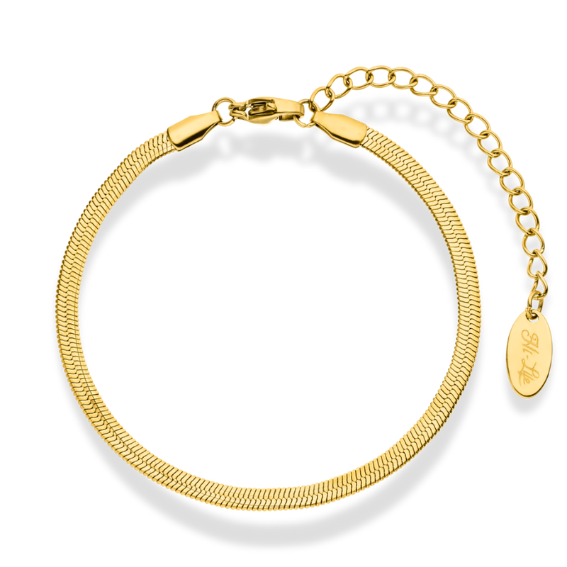 Hi-Life Sleek Bracelet 14K Gold Plated