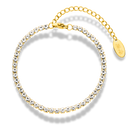 Tiny Tennis Armband 18K Vergoldet