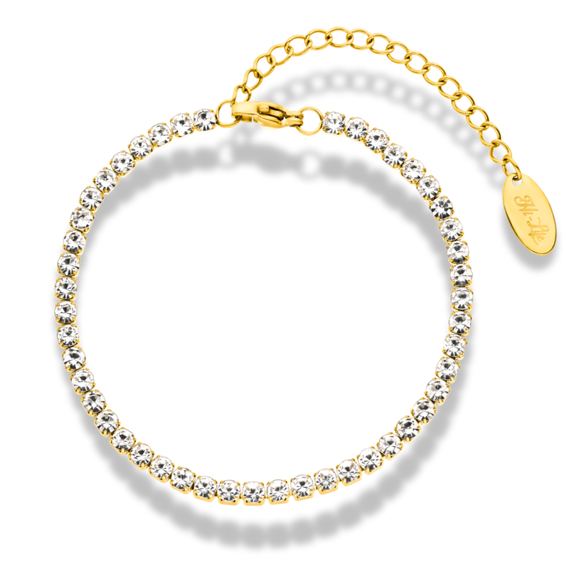 Hi-Life Tennis Bracelet 14K Gold Plated