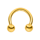 Horseshoe Piercing Gold