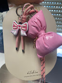 Pink Ribbon Bagchain